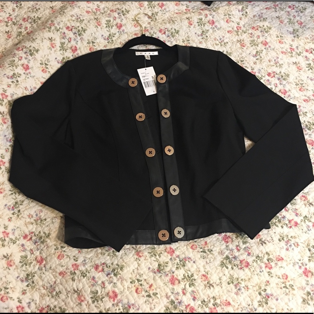 Cabi open front ponti jacket